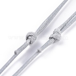 Verstellbare koreanische Halskette aus gewachstem Polyester&nbsp;AJEW-JB00493-03