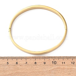 Bracelet jonc articulé en acier inoxydable 304 serti de micro-pavés de zirconiums cubiques&nbsp;BJEW-B161-12G-02