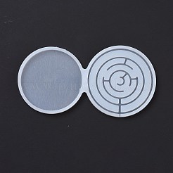 Diy flacher runder Lutscher zur Herstellung lebensmittelechter Silikonformen&nbsp;LS-DIY-E051-03