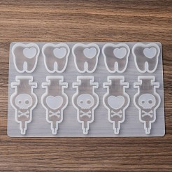 Silikonformen für DIY-Anhänger der Dentalserie&nbsp;SIMO-P015-02