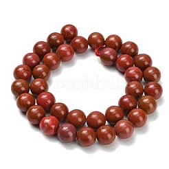 Synthetische rote Jaspisperlenstränge&nbsp;G-F826-B02-10mm