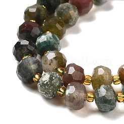 Natur Indien Achat Perlen Stränge&nbsp;G-P508-A04-01