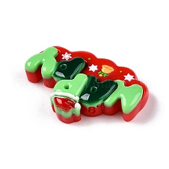 Weihnachts-Deko-Cabochons aus undurchsichtigem Harz&nbsp;RESI-N039-114A