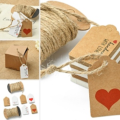 96 Stück Geschenkanhänger aus Papier in 6 Stilen&nbsp;CDIS-FS0001-26