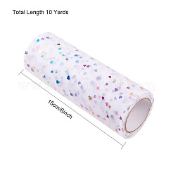 Herz Glitzer Pailletten Deko Mesh Bänder&nbsp;OCOR-P010-E-I01