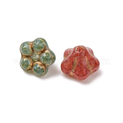 Perles vernissées manuelles&nbsp;LA-CBAD2DB-01E