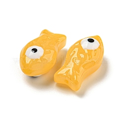 Cuentas de vidrio transparentes hechas a mano&nbsp;GLAA-N0028-03G