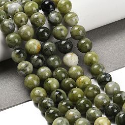 Natur taiwan Jade Perlen Stränge&nbsp;G-B128-A07-04