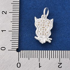 925 Eulenanhänger aus Sterlingsilber&nbsp;STER-G045-14S