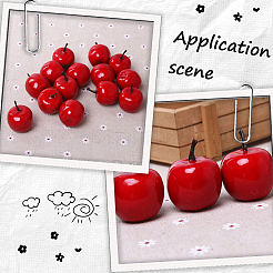 20 Stück Mini-Schaumstoff-Apfel-Imitation&nbsp;DJEW-SP0001-32