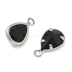 Charms in ottone zirconi a pavé di ottone&nbsp;CU-CBABEB3-04P-01