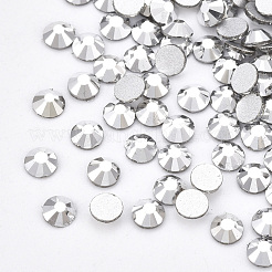 Cabochons de strass dos plat en verre&nbsp;RGLA-S002-20SS-36