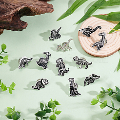11 pièces 11 styles de broches en alliage&nbsp;JEWB-PH0001-58