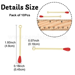10pcs pendentifs en émail en alliage de placage en rack&nbsp;FIND-YW0007-85