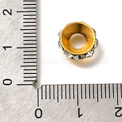Perles séparateurs en laiton avec strass&nbsp;KK-M313-44E