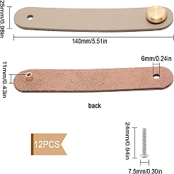 12 Satz Ledergriff&nbsp;DIY-GF0004-65H