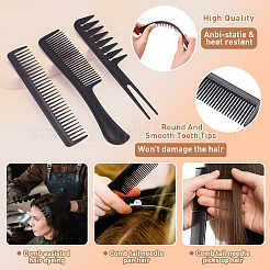 Set di 10 pettine per capelli in plastica e 10 fermagli a coccodrillo per parrucchiere&nbsp;DIY-TA0015-58