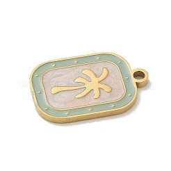 Pendentifs en acier inoxydable 304 émaillés&nbsp;X-STAS-I322-83G-C