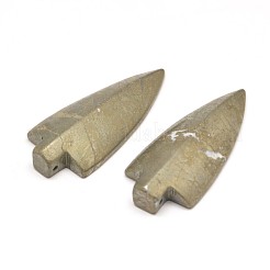 Pfeilspitzen-Anhänger aus natürlichem Pyrit&nbsp;G-I125-44
