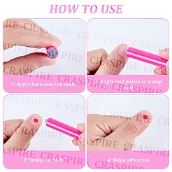 Nagelkunst-Stempelstift-Set aus ABS-Kunststoff&nbsp;TOOL-WH20005-20B