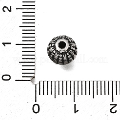 Cuentas grabadas de acero inoxidable 304&nbsp;STAS-H263-17AS-02
