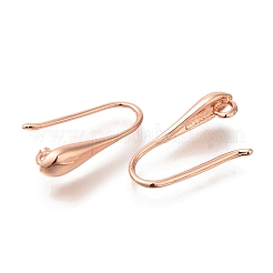 Cremagliera in ottone placcatura ganci orecchino&nbsp;KK-C081-06RG