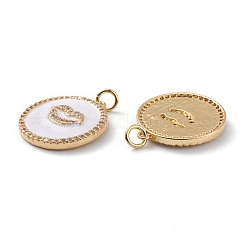 Messing micro pave klare zirkonia anhänger&nbsp;ZIRC-Z008-13G