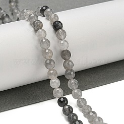 Naturtrüben Quarzperlen Stränge&nbsp;G-E571-A08-01