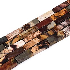 Natürliche Picasso Jaspis/polychrome Jaspis Perlen Stränge&nbsp;G-T141-104