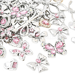 72 Stück 18 Stile Harz-Strass-Cabochons&nbsp;FIND-SP0004-44