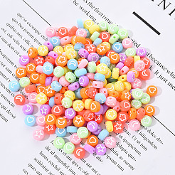 Perles acryliques opaques&nbsp;MACR-YW0001-18F