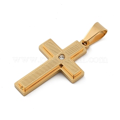 Pendentifs en strass en acier inoxydable 304&nbsp;STAS-G346-47A-G