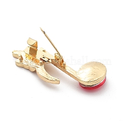 Musiknoten-Strassbrosche&nbsp;JEWB-A031-02G-01