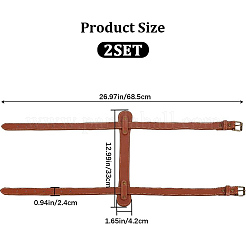 Yogamattengurt aus PU-Leder&nbsp;FIND-GF0009-66