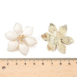 Aretes de rhinestone de aleación&nbsp;EJEW-P310-02G-01