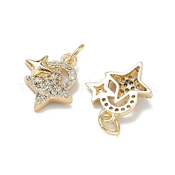 Colgante micropavé cubic zirconia de latón&nbsp;KK-D235-01G