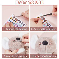 Kosmetische Kontaktlinsen für Make-up-Modifikationsaufkleber&nbsp;DIY-WH0723-091B