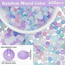 600pcs perles de verre imitation jade&nbsp;DGLA-PA0001-06D