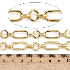 Chaînes à maillons ovales en laiton&nbsp;CHC-L054-12G