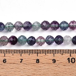 Natürliche Regenbogen-Fluorit-Perlenstränge&nbsp;G-T140-22A
