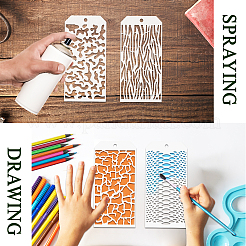 20 pz 20 stili pet scava fuori disegno pittura stencil&nbsp;DIY-WH0669-039