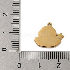 Echte 14 Karat vergoldete Anhänger aus 304er Edelstahl&nbsp;STAS-Z093-08A