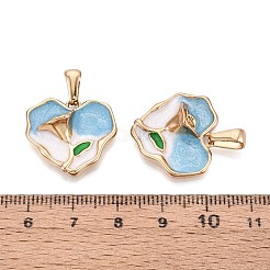 Pendentifs en acier inoxydable 304 et émail&nbsp;STAS-T072-74A-G