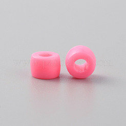 Perles plastiques opaques&nbsp;KY-WH0046-60H