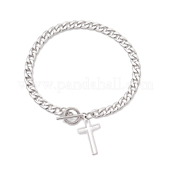 2 bracelet à breloques en acier inoxydable 304&nbsp;BJEW-JB12444