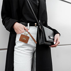 Porte-clés portable en cuir PU&nbsp;FIND-WH20012-89B