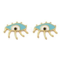 304 Edelstahl Emaille Ohrstecker für Damen&nbsp;EJEW-M095-05G