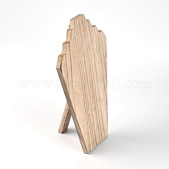 Collier en bois de noyer chevalet présentoir support collier multiple buste&nbsp;NDIS-WH0002-16B