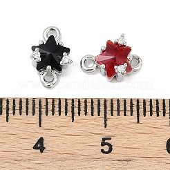 Pendentifs de verre en laiton&nbsp;X1-KK-D291-09P