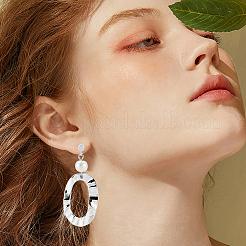 20 pièces de boucles d'oreilles en laiton&nbsp;KK-BBC0021-69A